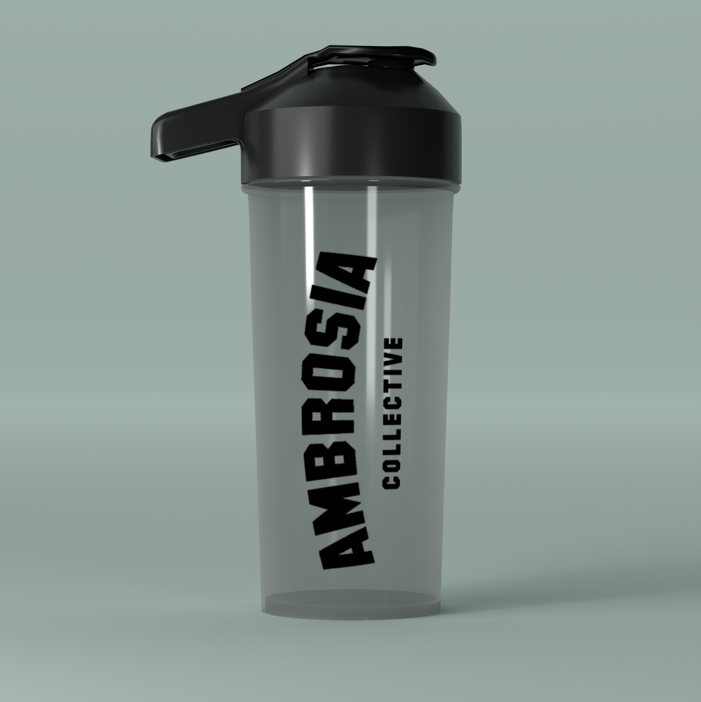 Ambrosia Collective Translucent & Black Sport Shaker