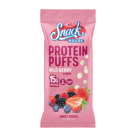 Snack House Protein Puffs - 8-Pack Box (All Flavors)