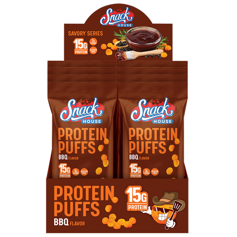 Snack House Protein Puffs - 8-Pack Box (All Flavors)