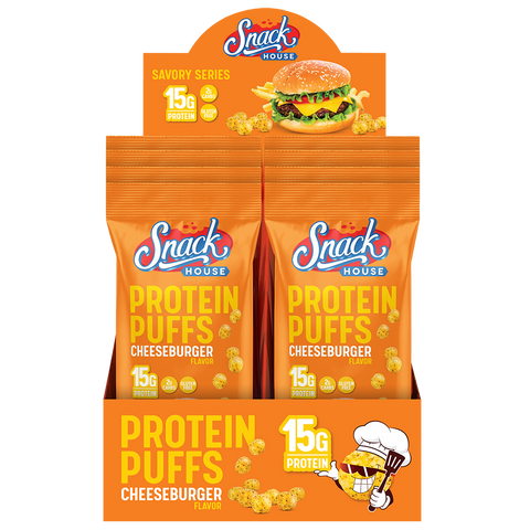 Snack House Protein Puffs - 8-Pack Box (All Flavors)