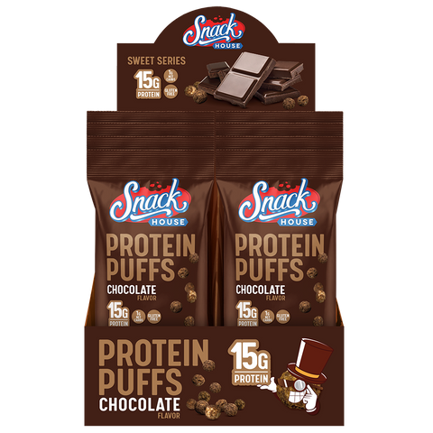 Snack House Protein Puffs - 8-Pack Box (All Flavors)