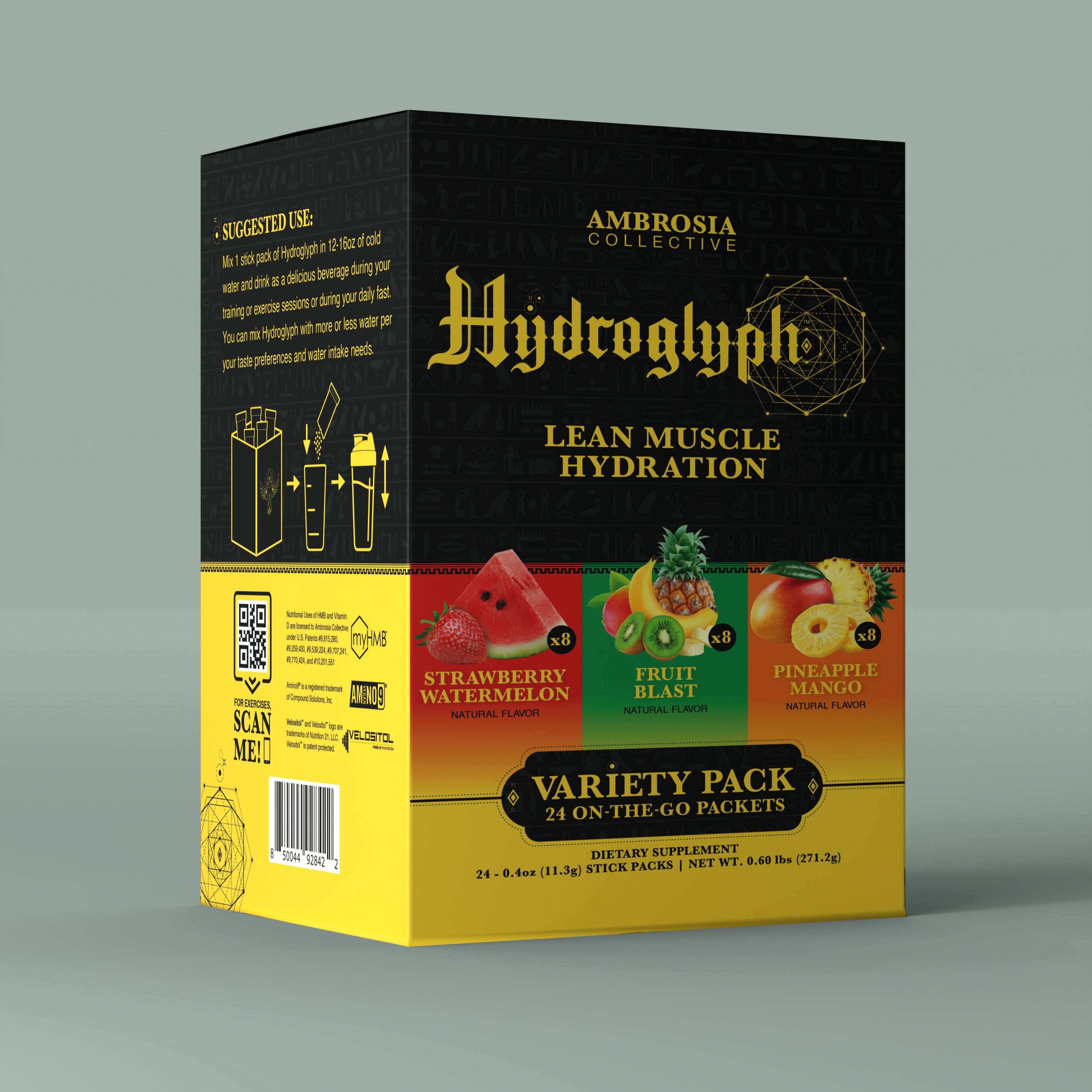 Ambrosia Vape Juice Hydroglyph Loaded E-liquid - Smores 120mL - .99