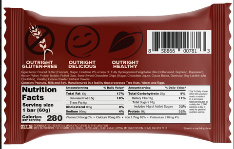 The Outright Bar - World's Best Protein Bar (12 Pack Box of Bars)