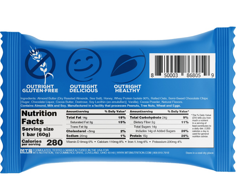 The Outright Bar - World's Best Protein Bar (12 Pack Box of Bars)