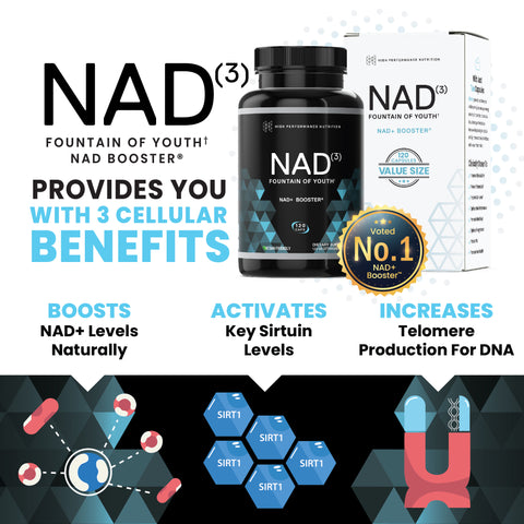 NAD3® 120 • An All Natural NAD+ Booster™