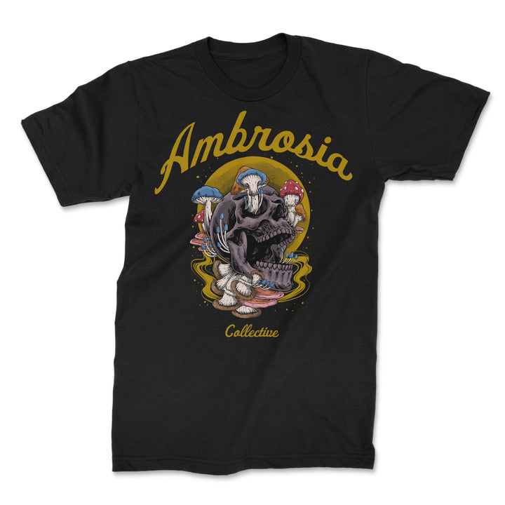 » Ambrosia Mushroom Skull T-Shirt (100% off)